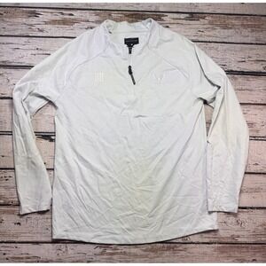 Reiss‎ - Castore 1/4 Zip Pullover Light Gray Men's Medium Collab Activewear